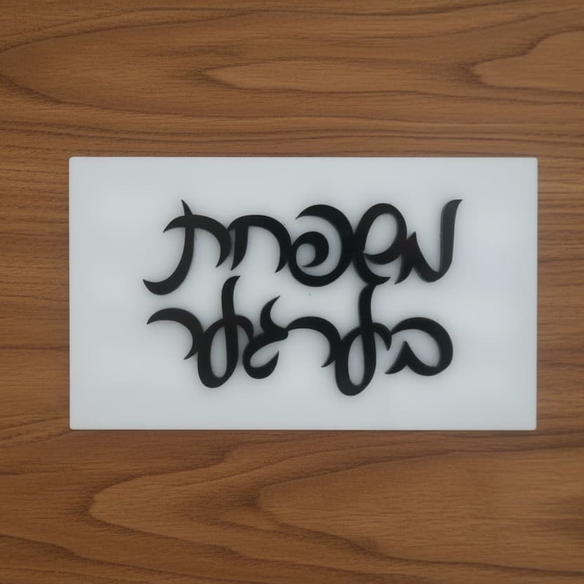 Acrylic Door Name Plate